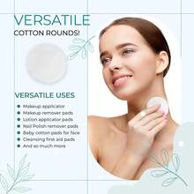 Round Makeup Remover Pads, Hypoallergenic, Lint-Free, Exfoliating And Cleansing Facial Pads - Multicolor - View 7