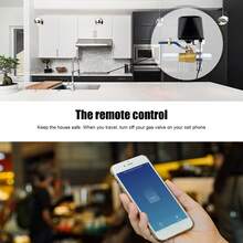 WIFI Remote Control Smart Water Valve Timing Control Gas Valve for Household Water Pipes - Tipo de Enchufe A USA (110-127V) - Ver 5