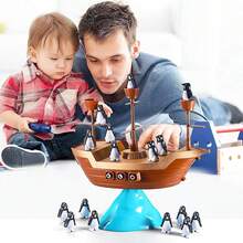 Penguin Balance Challenge Game - Cultivates Focus And Strategic Thinking, Suitable For Children 3+ Years Old, Ideal Gift For Children And Family Gatherings - Multicolor - View 2
