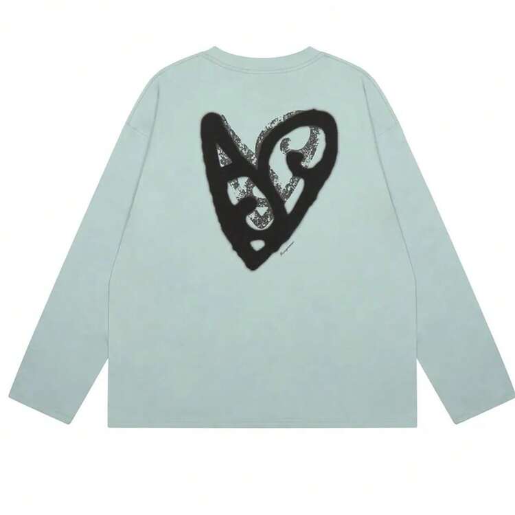 Acne Studios Men's/Women's Heart Logo Oversized Long Sleeve T