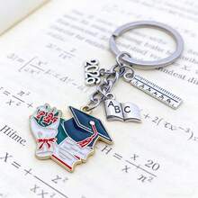 Medvang 1个2026届毕业帽锌合金吊坠钥匙扣，毕业季送给同学和老师的礼物 - A - 查看 3