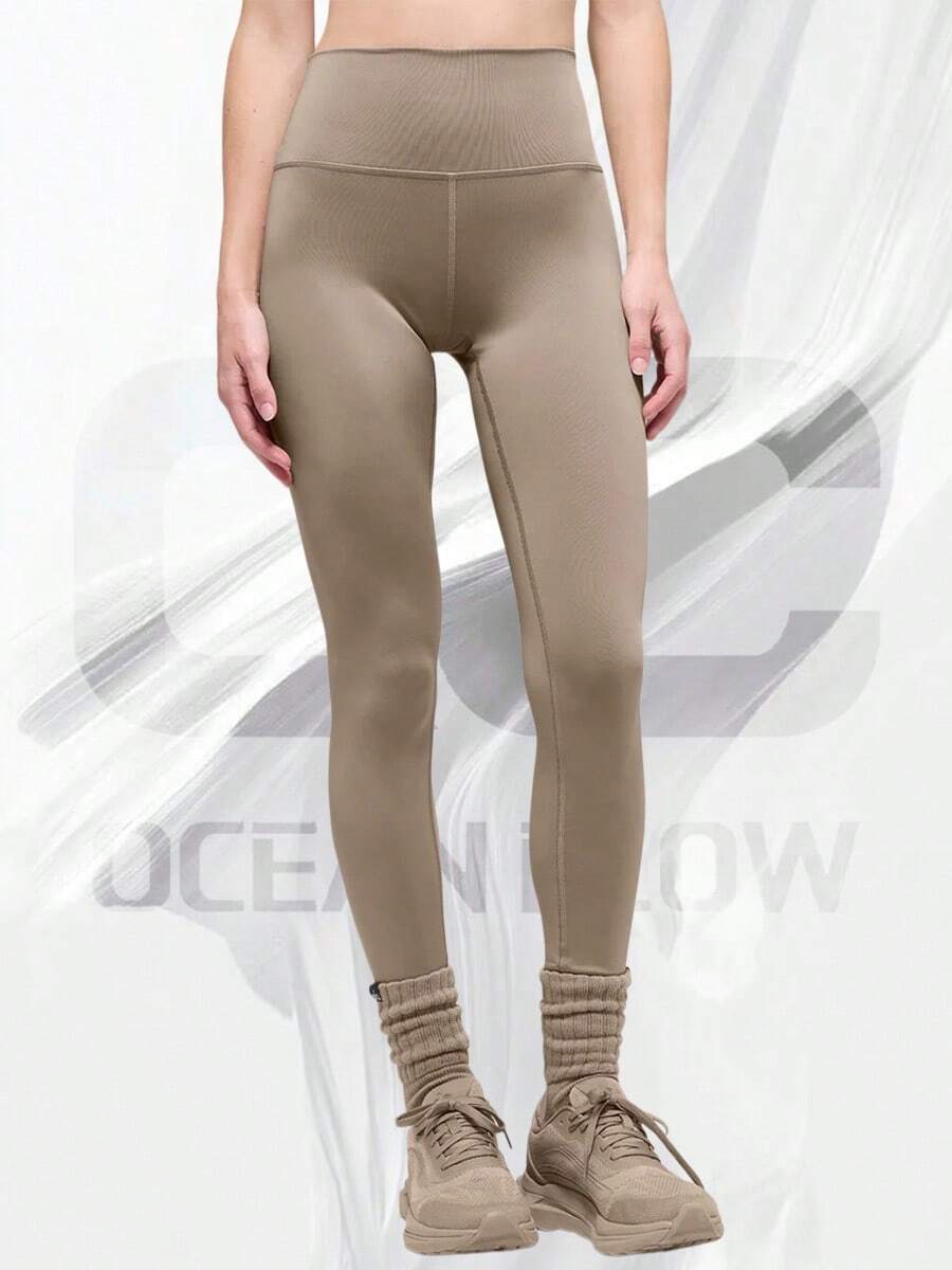 High-Waist Airlift Legging - Gravel - View 1