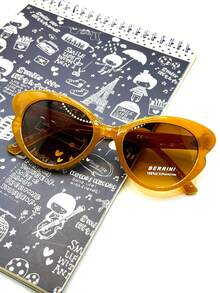 Women's Retro Cat-Eye  With  Protection, Fashionable 2026, Durable And Stylish. - 棕色 - 查看 5