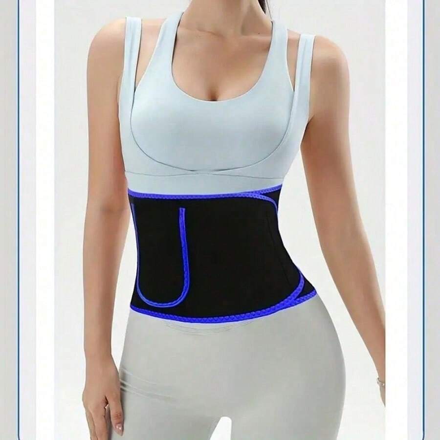 Silver Ion Coated Women's Waist Cincher Belt, Fits Waist 25.6~39.3 Inches - Black - View 1
