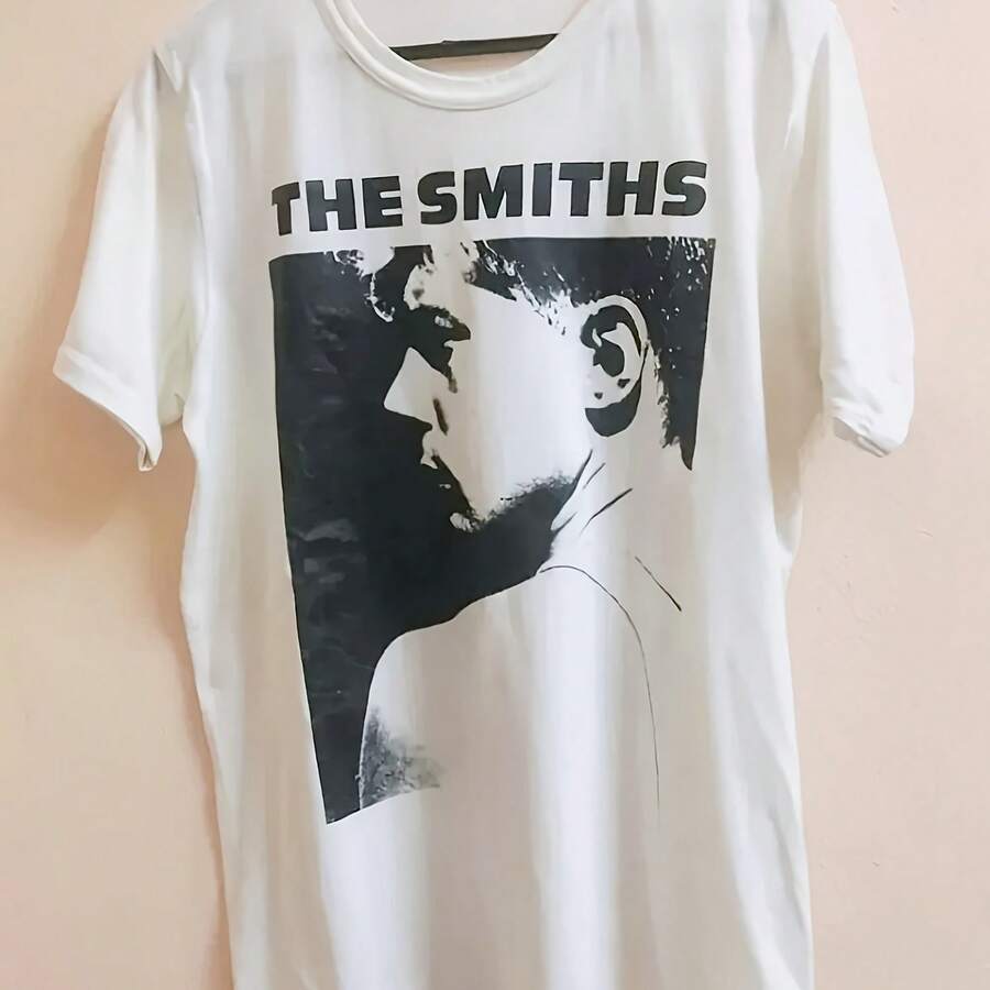 Smiths Band 90s Morrissey Short Sleeve Unisex Otton Fans All Sizes S-3Xl Tops Oversized Breathable Versatile Summer Streetwear - 款式 - 查看 1
