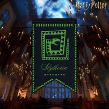 Harry Potter Bộ cờ treo nhà, trang trí tường theo chủ đề Thế giới Phép thuật được cấp phép chính thức, vật trang trí tiệc hoàn hảo và quà tặng sưu tầm dành cho người hâm mộ . - A - Xem 10