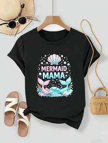 T-shirts pour femmes - Noir - Voir 2