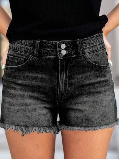 Quần short denim nữ dáng ôm rách mới - Quần short denim rách bạc màu, gợi cảm, thoải mái và thời trang.