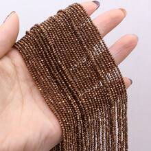 5串2毫米3毫米刻面水晶玻璃圆珠，适用于DIY手链项链工艺材料 - 5strings - 查看 27