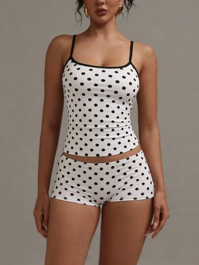 XLLAIS Bộ áo hai dây và quần short ôm sát họa tiết da báo gợi cảm dành cho nữ, thời trang nghỉ dưỡng mùa xuân 2025 phong cách Y2K.