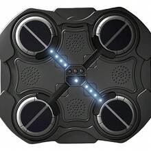 Diana de boxeo de pared con música popular para uso doméstico, entrenamiento inteligente Bluetooth, diana de boxeo, elegante para los entusiastas del fitness en el hogar y al aire libre. - Negro - Ver 5