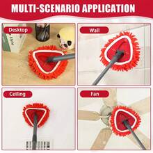 Chenille Duster Replacement Heads For O-Cedar 2025 Unique Design Heads Turn Mop Into Long-Handle Duster Dry Cleaning Trap Bucket & Handle Not Included - Chỉ bán theo bộ 2 chiếc cho hệ thống bể chứa O-cedar một ngăn. - Xem 5