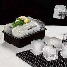 1 Khay silicon có nắp - 6 ngăn, kích thước lớn, có thể tái sử dụng và tháo rời, giữ lạnh đồ uống, vật dụng cần thiết cho nhà bếp, tiệc tùng và căn hộ, phụ kiện tủ lạnh. - Nhiều màu - Xem 7