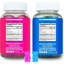 BEARVANA Top Support & Peach Gains Combo Pack Gummies For Women | Herbal Fitness Support Dietary Supplement | 9 Herbal Extracts With Fenugreek, Maca Root, Fennel Seed & Essential Vitamins | Berry Flavor Gummy Bears | Non-GMO Gluten Free | 120 Gummies - 組合裝 - 查看 4