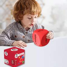 hoojojo 1pc Question Dice, Reading Comprehension ESL Teaching Aid, Sentence Construction Educational Game Toy For Teachers And Students, 6-Sided, Who What Where When Why How - Multicolor - View 5