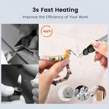 1pc Silver/Gold Thread Burner, Thread Trimming And Burning Tool, 5.25 Inches, Suitable For Bead Weaving And Stringing Burning Tool, Used For DIY Jewelry Making - Wire Burner - View 6