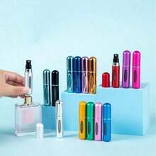 1PC Mini Refillable Perfume Bottle Atomizer Aluminum Spray Portable Portable Travel Liquid Container Cosmetics Dispenser Tool - 1 cái 5ml-12 - Xem 3