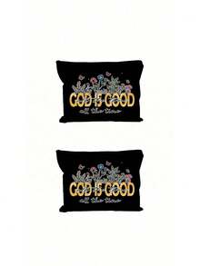 1 pièce Sac cosmétique chrétien inspirant | Verset biblique "Dieu est toujours bon" et imprimé floral religieux | Sac à maquillage avec fermeture éclair, organisateur de voyage multifonction portable | Plusieurs couleurs | Convient pour un usage quotidien, les voyages, le campus | Excellent cadeau pour les fêtes/la Saint-Valentin/l'anniversaire, Pâques, la Fête des mères pour les femmes - Multicolore - Voir 19
