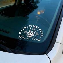 Interessante Skelett Hand & Schmetterling Auto Aufkleber, Neurodiversität Psychische Gesundheit Humor Auto Aufkleber, Auto Aufkleber, Auto Dekorative Aufkleber, Wasserfest & UV-beständige Auto Aufkleber für Seitenspiegel, Kraftstofftank, Heckscheibe, coole Gothic Stil süße unisex Auto Aufkleber - Mehrfarbig - Übersicht 6
