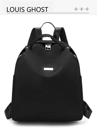 [Available In Multiple Colors . Minimalist Stylish Backpack] One Bag For Commuting, School, And Travel! Spacious Main Compartment Side Zipper Pockets Easilydate Laptops, Tablets, Water Bottles, Umbrellas, And Daily Essentials, With Well-Organized Compartments For Easy Access.