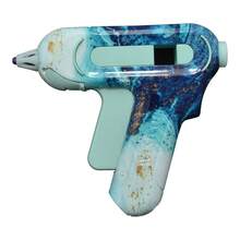 Teal Mini Hot Glue Gun For Crafts And Agate  Repair - 1 - 查看 4