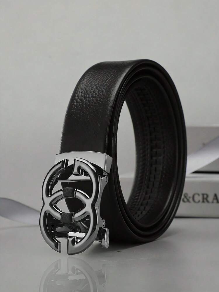 Thắt lưng da nam với khóa tự động, thiết kế khóa trơn tru. - Nhiều màu - Xem 13