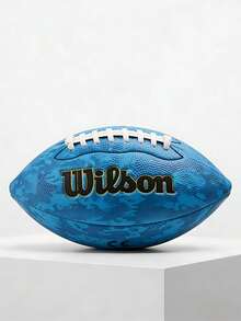 Balón de fútbol americano de colores vivos, de cuero mixto de tacto suave, con diseño de camuflaje y agarre mejorado. Balón de rugby para jugadores juveniles profesionales. Balón de rugby estético para dominar los pases y recepciones precisos en el gimnasio, el campo y las competiciones al aire libre. Equipamiento de fútbol americano, cuero mixto de tacto suave, rugby, fútbol americano, balón de rugby - A - Ver 13