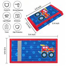 Teenager Wallet, Portable Pocket Coin Purse, Car Style Card Holder, Daily Wear, Back To School Birthday Gift Choice - Multicolor - View 3