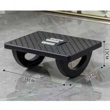 Comfortable Adjustable Foot Rest With Massage Function, Featuring Rolling Massage Surface, 6-Level Height Adjustment, Easy Cleaning, Thick Plastic Structure And Non-Slip Stable Base. Suitable For Office Desks, Workspaces, Office Chairs And Home Leg Rests. Applicable To Home Chairs, Sofas, Coffee Tables, Armchairs, Etc. An Ideal Valuable Gift For Office Professionals And Home Users! - Multicolor - View 13