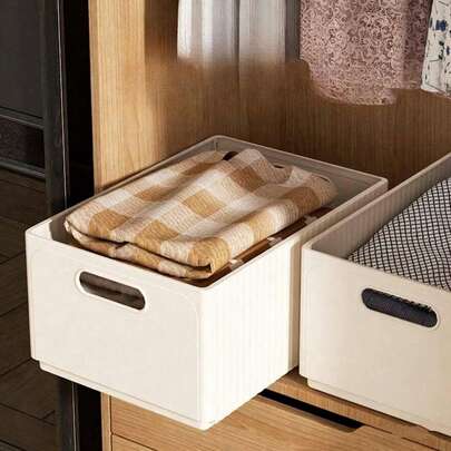 Hộp đựng đồ bằng nhựa gấp gọn 2/1, hộp đựng đồ đa năng kiểu ngăn kéo, hộp đựng đồ trong tủ quần áo dung tích lớn, hộp đựng mỹ phẩm, hộp đựng tất, thích hợp cho tủ quần áo, bàn làm việc, phòng ngủ, phòng tắm, nhà bếp, ký túc xá, đựng mỹ phẩm, có thể gấp gọn để tiết kiệm không gian, đồ dùng thiết yếu trong nhà, quà tặng ngày Valentine, trang trí ngày Valentine, sắp xếp đồ dùng ngày Valentine, sắp xếp đồ dùng lễ Phục sinh.