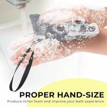 Durable Nylon Material Drawstring Soap Bag Home Shower Bath Shaving Mesh Foaming Pouch Facial Cleanser - Multicolor - View 4