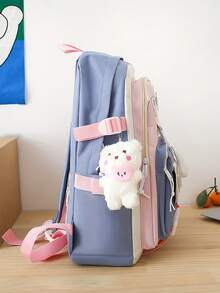 Set Ransel Pasangan Multifungsi Kapasitas Besar, Minimalis, Serbaguna, Nyaman, dan Cocok untuk Perjalanan, Termasuk Tas Selempang, Dompet, dan Tempat Pensil (Aksesori Tidak Termasuk) - MultiWarna - View 3