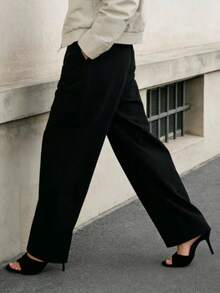 2026 Summer New Fashion Black Suede Open Toe Stiletto Slide Sandals, Versatile Slip-On High Heel Mules For Commuting & Party Wear - Black - View 2