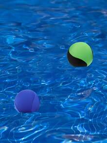 Bouncy Water Ball Skipping Hydro Bounce Balls Waterproof Beach Toys TPR Material Floating Pool Suitable For Men Women Outdoor Water Games Pool Beach And Ocean Fun Beach Essential Accessories Summer Beach Party Fun Outdoor Sports Gift Pool Toys - Multicolor - View 8