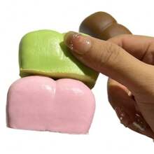1 pieza Juguete Suave de Pan de Chocolate Colorido y Pastel, Juguete Antiestrés de Rebote Lento, Regalo Creativo - Multicolor - Ver 6