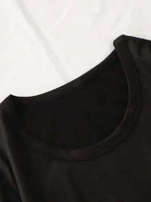 Women T-Shirts - Black - View 2