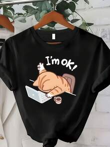 Women T-Shirts - Black - View 1