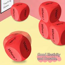 hoojojo 1pc Question Dice, Reading Comprehension ESL Teaching Aid, Sentence Construction Educational Game Toy For Teachers And Students, 6-Sided, Who What Where When Why How - Multicolor - View 10