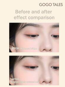 GOGO TALES 2-In-1 Matte Contour Stick, Monochrome 3D Sculpting For Cheeks, Nose And Philtrum, Highlighter & Contour Pencil, Suitable For Beginners, GOGOTALES - #G01 Light Coffee - View 6