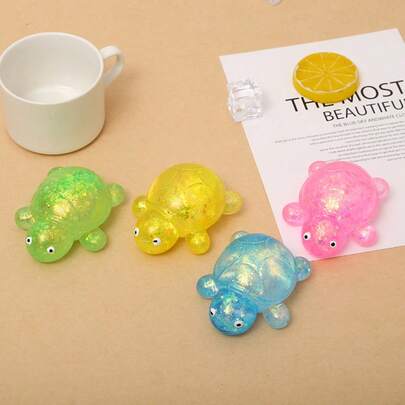 1PC Sensory Soothing Toys, Maltose Shiny Turtle Squeeze Toys, Squeeze Candy Balls And Stress Balls, Sticky Texture, Soothing Toys, Taba Soft Candy, Summer Refreshing Play Toys, Party Favors, Stress Relief Toys, Gift Box Fillers, Birthday Gifts, Soft Anti-Anxiety Soothing Toys(Random Color)