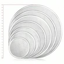 Pizza Baking Pan Set - Thickened Aluminum Pizza Screen & Baking Tool - Non-Stick Pizza Pan - 8-Inch - 2-Pack - View 2