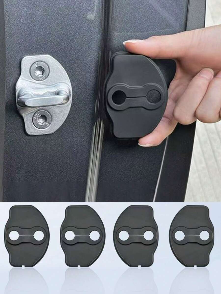 4 cái/3 Nắp bảo vệ khóa cửa, Phụ tùng ô tô, Trang trí ô tô, Phụ kiện ô tô - Vỏ bảo vệ - Xem 1