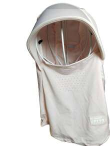 新款夏季女士防晒帽，集颈部防护、面部防护、骑行遮阳、防紫外线和面罩功能于一体 - 防曬面罩 - 查看 14