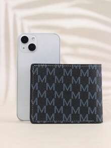 HOVI'S Billetera casual de viaje, moda portátil de gran capacidad, multi-tarjeta, billetera corta, regalo de vacaciones - Negro - Ver 4