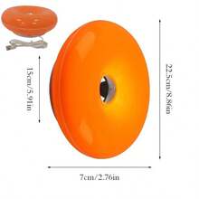 2-In-1! High-Quality Donut Wall/Table Lamp, USB Powered, 3 Color Modes (Warm, Neutral, Cool), Dimmable, Suitable For Living Room, Entryway, Bedroom And More Scenes - Plug-in Donut - View 3