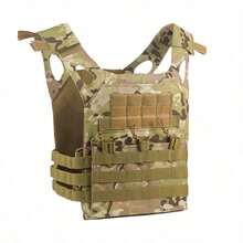 One-Click Quick Release Hunting Vest For Shoulder And Waist, Expandable And Detachable, Laser Perforated, Abrasion And Tear Resistant, Suitable For Outdoor Sports And Other Applications - Multicolor - View 11