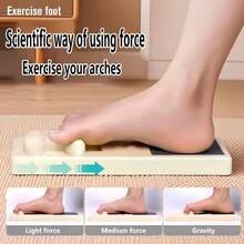 1pc Arch Support Trainer And Toe Corrector - Non-Slip Bottom, Relieves Arch Support, Suitable For Plantar Fasciitis, Flat Feet, Ballet, Running - A - View 4