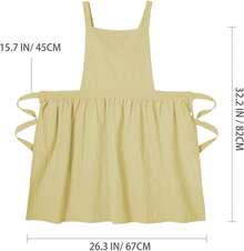 Aprons - Limonkowo-żółty - Zobacz 6
