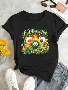Women T-Shirts - Black - View 2
