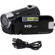 1080P 270° Rotating Screen Digital Camera With 32GB Memory & 16x Zoom, Travel Portable Camcorder, Family Party Recorder, Entry-Level  Camera - Xem 2